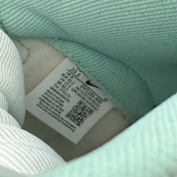 Level SS/New -Nike Wmns Dunk High 1985 'Green Denim' DV1143-300 Sz 10.5 - Picture 7 of 9